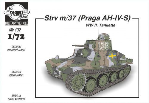 Planet Models - Strv m/37/AH-IV-S WWII Tankette Sweden