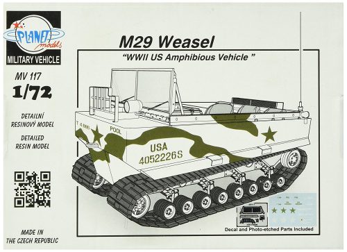 Planet Models - M29 Weasel-full resin kit
