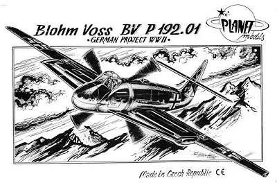 Planet Models - Blohm Voss BV P 192.01, WW II Projekte.