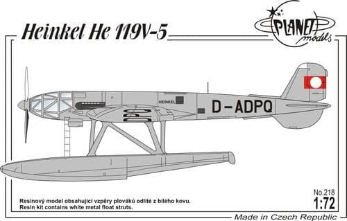 Planet Models - Heinkel He 119 V-5 Float Version