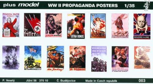 Plus model - 1/35 WW II. Propaganda Posters