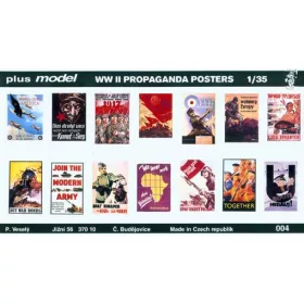   Plus Model - Propaganda Poster Gemischt Deutsch  Englisch  USA  Russisch.