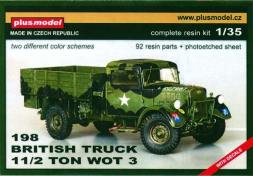 Plus model - Britischer Lastwagen 1,5 t WOT 3D