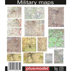 Plus model - WW II Landkarten Universal einsetzbar