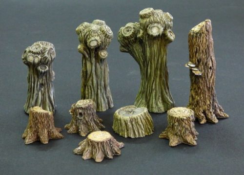 Plus model - Willows and stumps