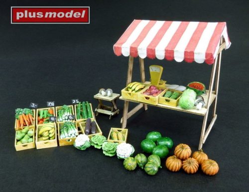 Plus model - Vegetable market