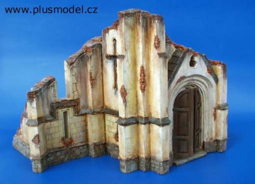 Plus model - Kirchenruine WW II Keramik.
