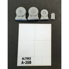 Plus model - A-26B Invader wheels