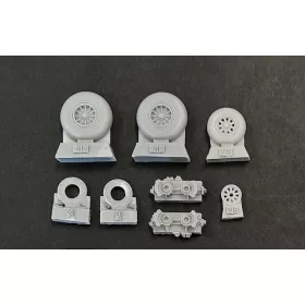 Plus model - A-26C Invader wheel groved