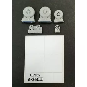 Plus model - A-26C Invader wheelssmooth patern