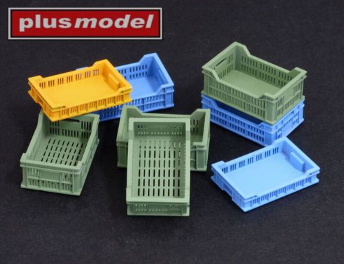 Plus model - Perforated plastic crates