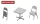 Plus model - Folding chairs and table