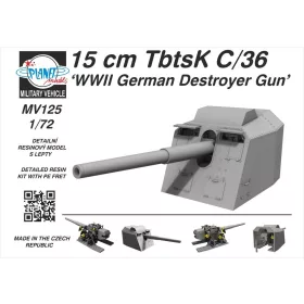 Planet Models - 15 cm TbtsK C/36 WWII German Destroyer Gun