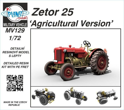 Planet Models - Zetor 25 Agricultural Version