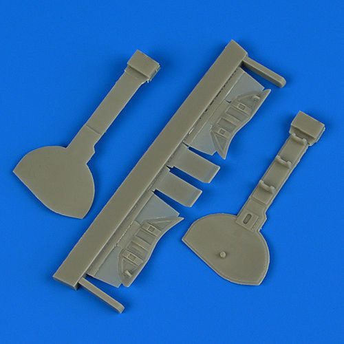 Quickboost - A6M5c Zero Type 52 undercarriage covers for Hasegawa