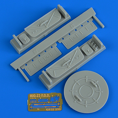 Quickboost - 1/32 MiG-23 FOD covers for TRUMPETER kit