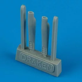 Quickboost - J-35 Draken air scoops f r Hasegawa Bausatz