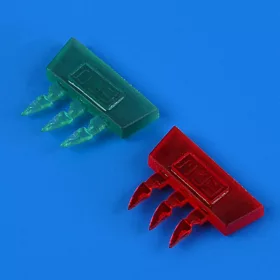 Quickboost - Bf 109K position lights (coloured)