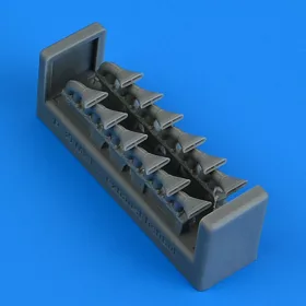 Quickboost - P-39Mk.I Airacobra exhaust - fishtail type