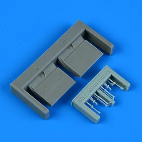   Quickboost - Spitfire Mk.IX/TR.9 cooler flaps - opened for Airfix