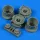 Quickboost - B-25H/J Mitchell cowlings and cooling flaps (opened) for Hasegawa