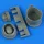 Quickboost - F6F-5 Hellcat cowling and cooling flaps (closed) for Eduard