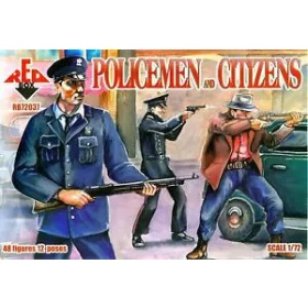 Red Box - Policemen and citizens