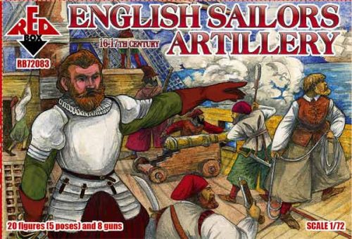 Red Box - English sailors artillery,16-17th centur