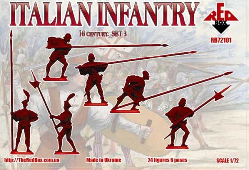 Red Box - Italian infantry(Pike),16th century,set3