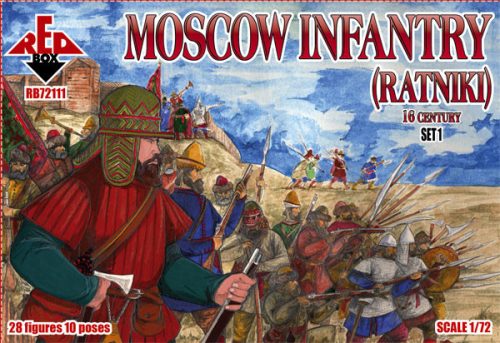 Red Box - Moscow Infantry (Ratniki)16 Cent.,Set 1
