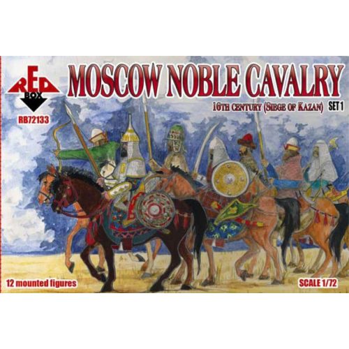 Red Box - Moscow Noble cavalry, 16th century. (Siege of Kazan). Set 1