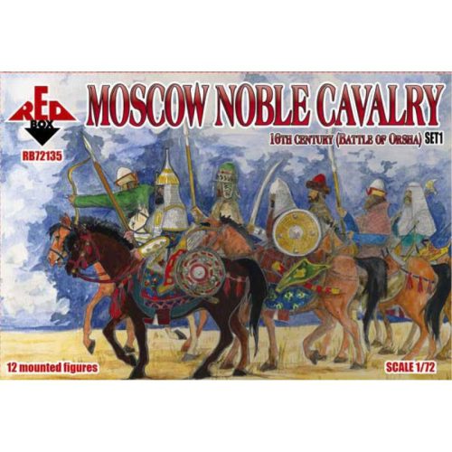 Red Box - Moscow Noble cavalry, 16th century. (Battle of Orsha). Set 1