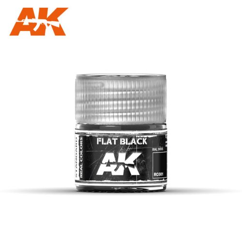 AK Interactive - Flat Black 10Ml