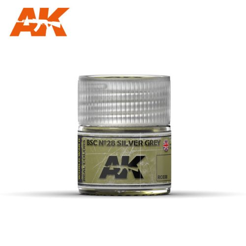 AK Interactive - Bsc Nº28 Silver Grey 10Ml