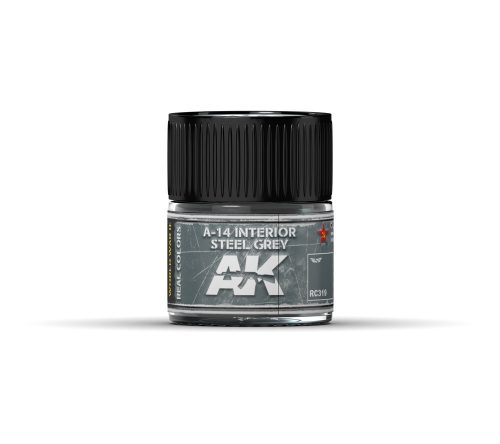 AK Interactive - A-14 Interior Steel Grey 10Ml