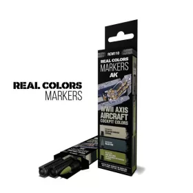   AK-Interactive - RCM110 WWII AXIS AIRCRAFT COCKPIT COLORS - SET