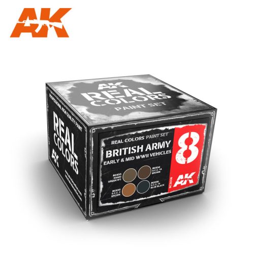 AK Interactive - British Army Early 6 & Mid WWII Vehicles Set