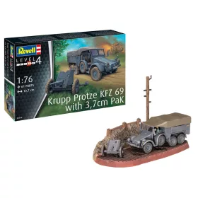 Revell - Krupp Protze KFZ 69 with 3 7cm Pak