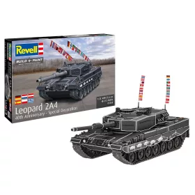   Revell - Leopard 2A4 - Special Decoration 40th anniversary tank makett
