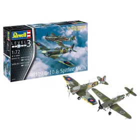 Revell - Combat Set Bf109G-10   Spitfire