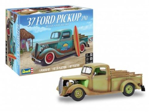 revell - 1937 Ford Pickup Street Rod with Surf Board