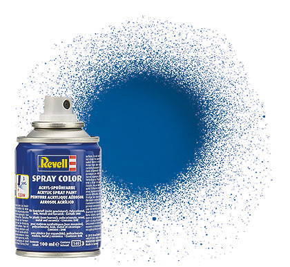 Revell - Kék fényes festék spray 100 ml