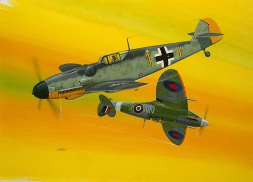 Revell - Combat Set Bf109G-10 & Spitfire
