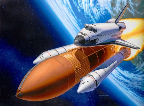 Revell - Space Shuttle Discovery & Booster Rockets 1:144 (4736)