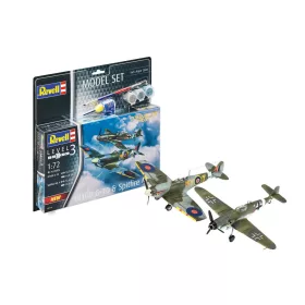   Revell Modell szett Combat Set Bf109G-10   Spitfire Mk.V 1:72