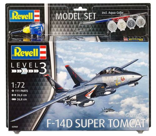 Revell - Model Set F-14D Super Tomcat 1:72 (63960)