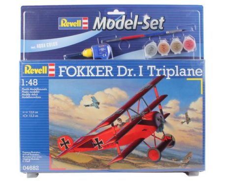 Revell - Model Set - Fokker Dr. 1 Triplane 1:72 (64116)