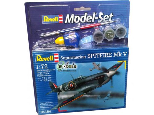 Revell - Model Set - Supermarine Spitfire Mk.V 1:72 (64164)