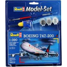 Revell - Model Set - Boeing 747-200 1:390 (64210)