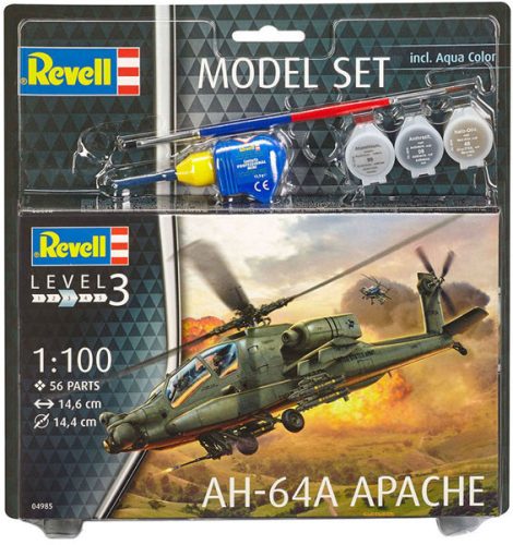 Revell - Model AH-64A Apache 1:100 (64985)